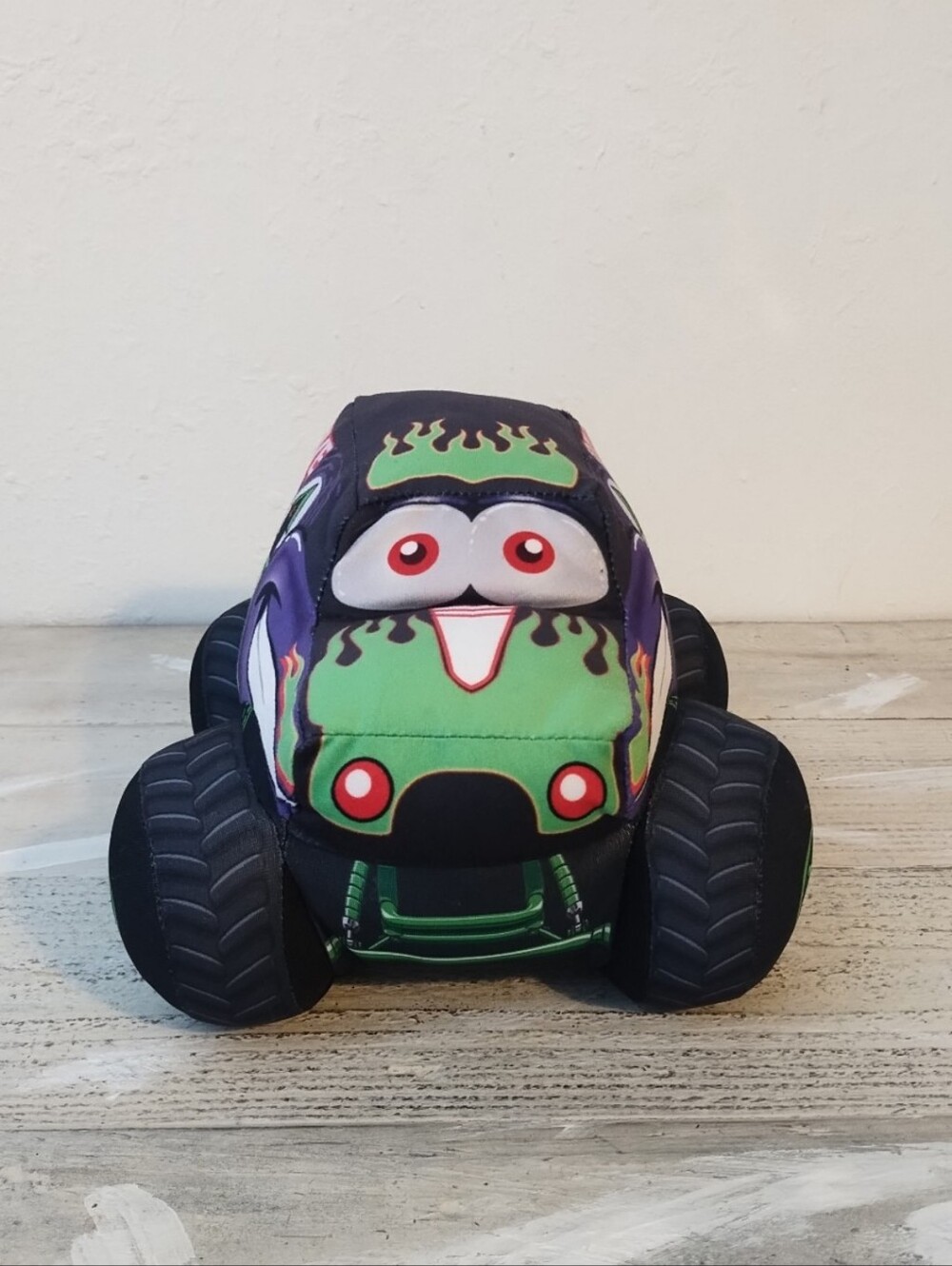 Monster Jam grave digger truckin pals plush truck 9" Soft stuffed pillow toy